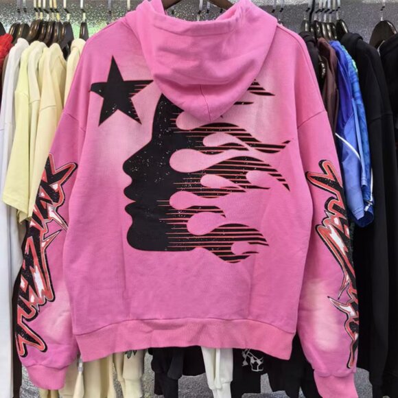 Pink Hellstar brainwashed Hoodie & Sweatpants - Picture 6 of 8